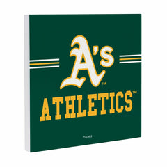 Athletics Wood Wall Sign, 12x12 - MLB Home