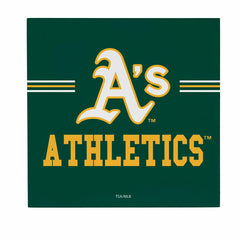 Athletics Wood Wall Sign, 12x12 - MLB Home