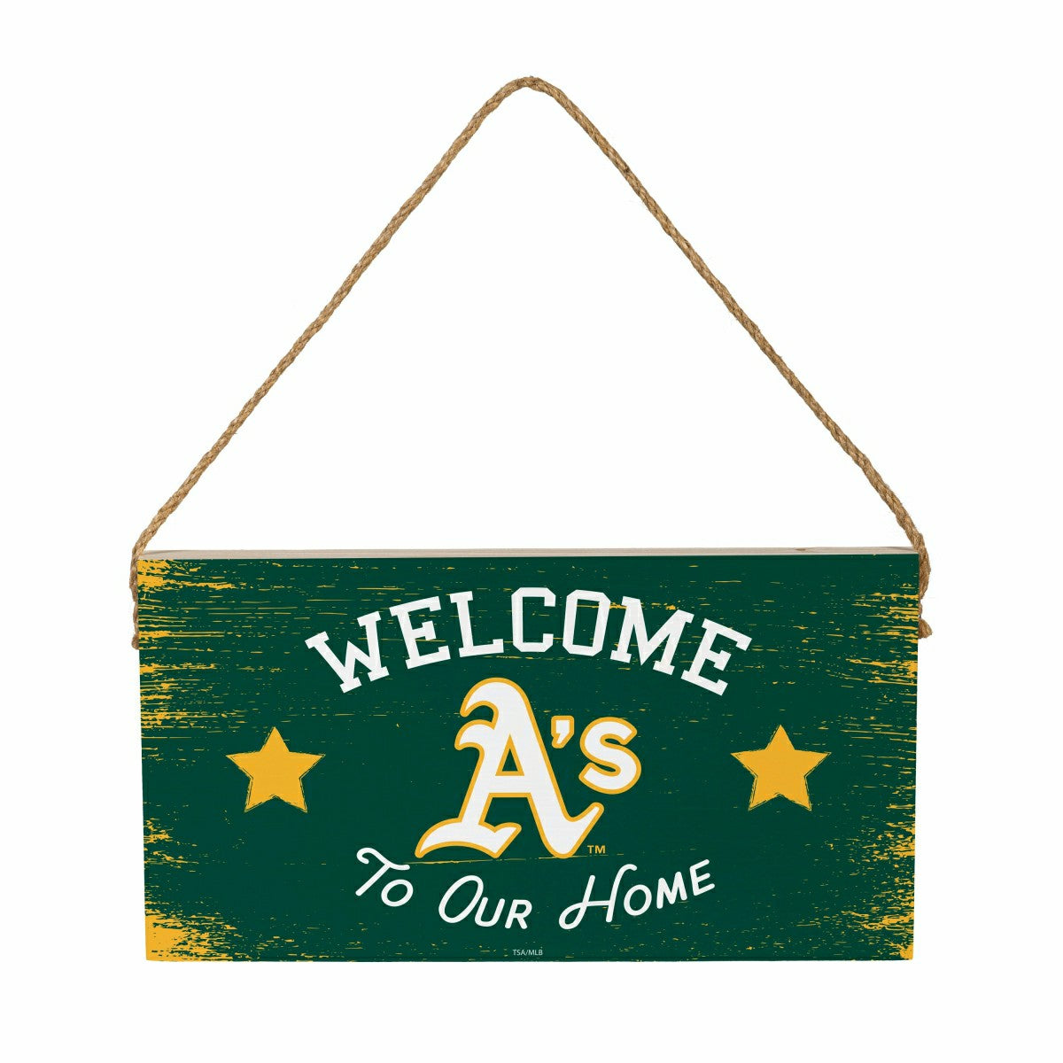 Athletics Wood Wall Sign, 6x11 - MLB Home