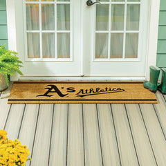 Oakland A's Extra Large One Color Coir Mat, 60"x24" - MLB