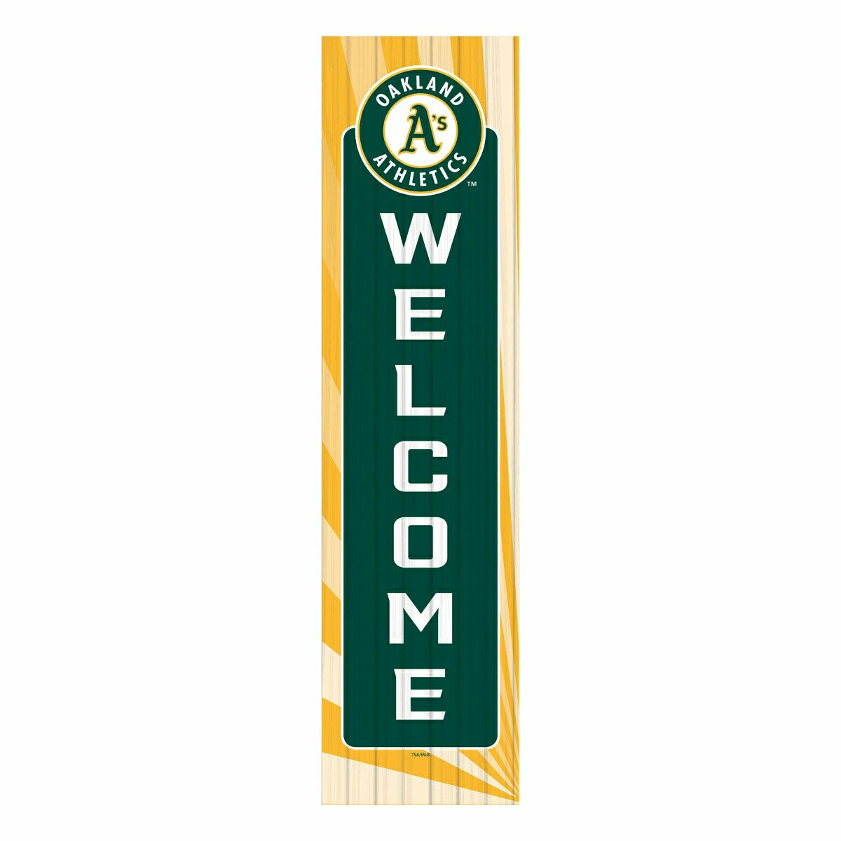 Oakland A's, Summer Seasonal Leaner, 46" Single Sided - MLB Home