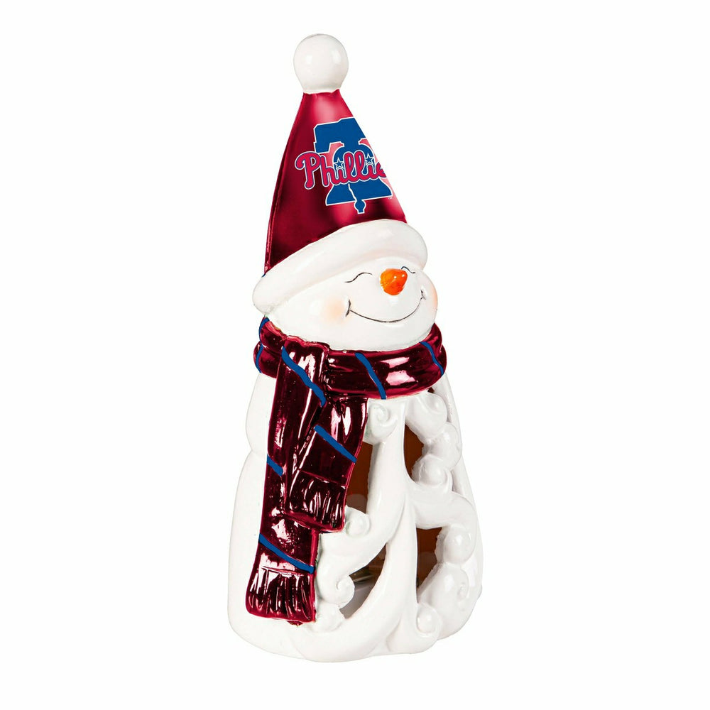 Philadelphia Phillies Snowman LED Statuary, 8" - MLB Home