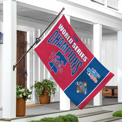 Philadelphia Phillies Single Sided Flag w/ 2 Grommets, 3'x5' Multi Win - MLB Home
