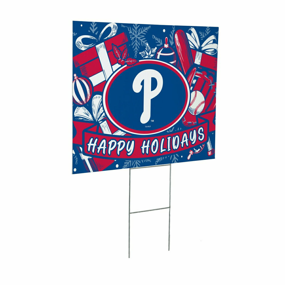 Philadelphia Phillies Yard Sign, Holiday - MLB Home