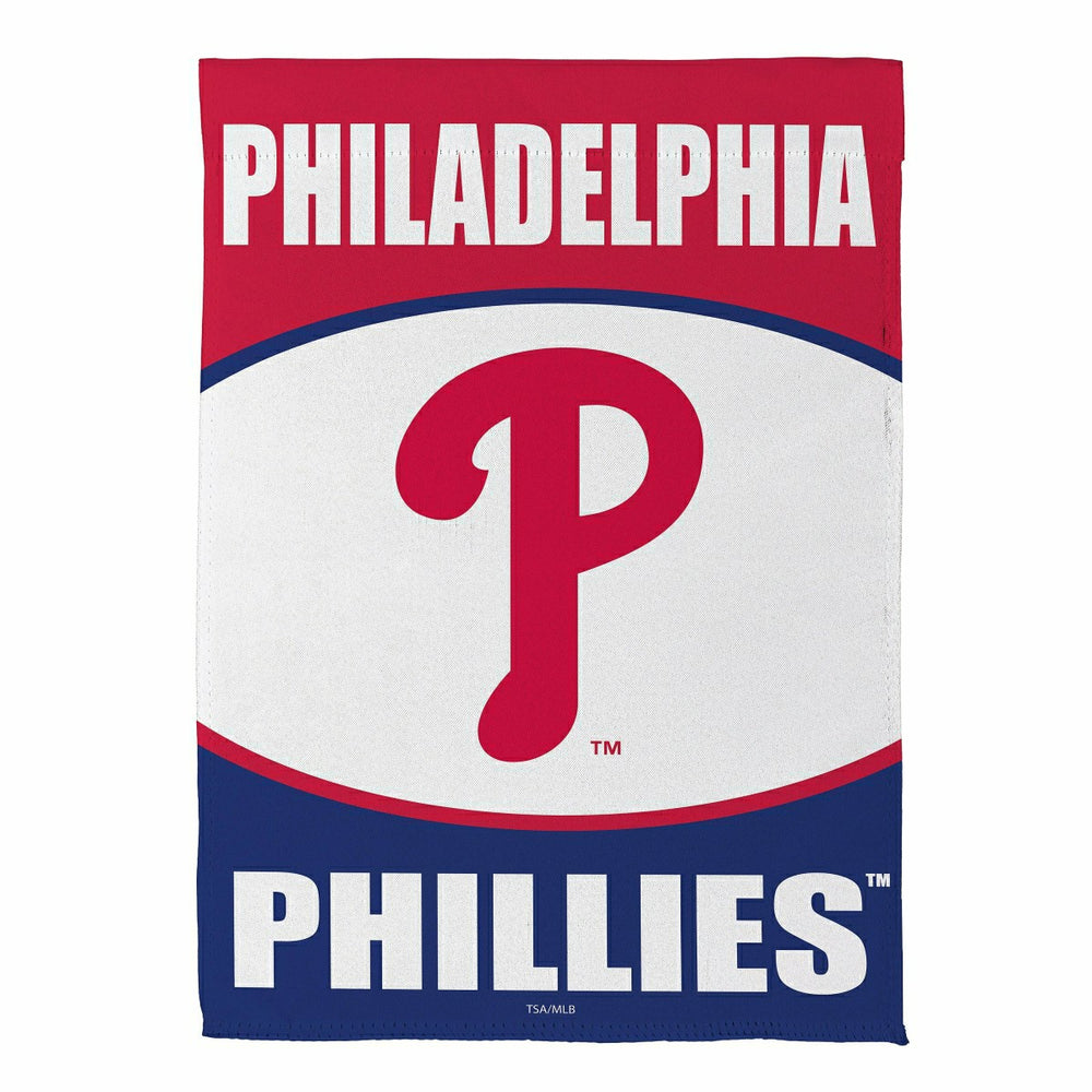 Philadelphia Phillies Suede Garden Flag - MLB Home