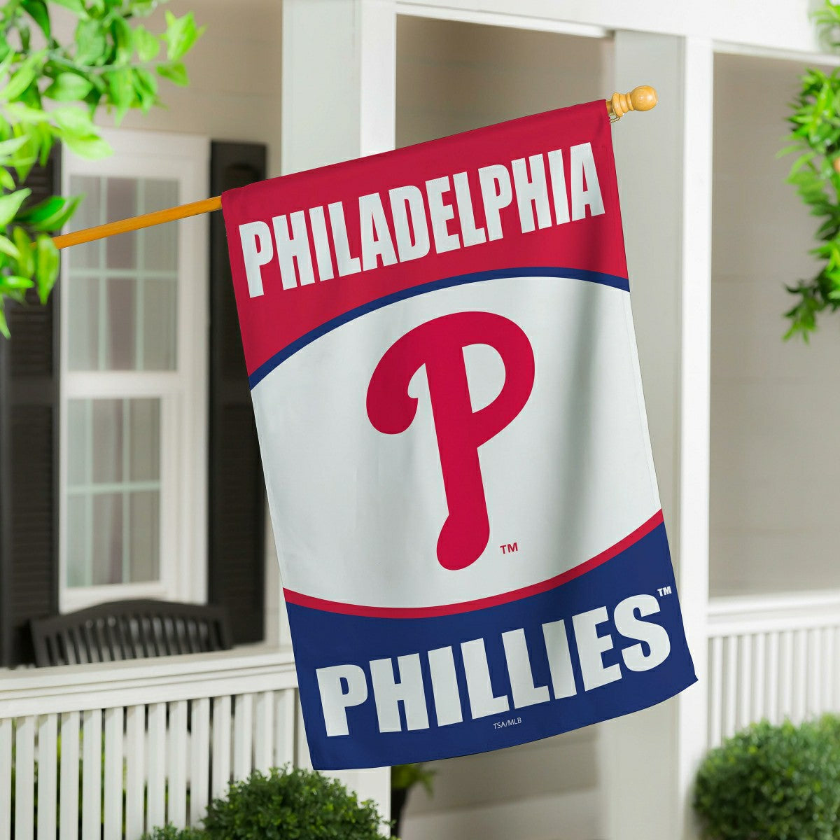 Philadelphia Phillies Suede House Flag - MLB Home