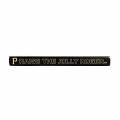 Pittsburgh Pirates Engraved Wood Sign, 1.5" x 18" - MLB Home