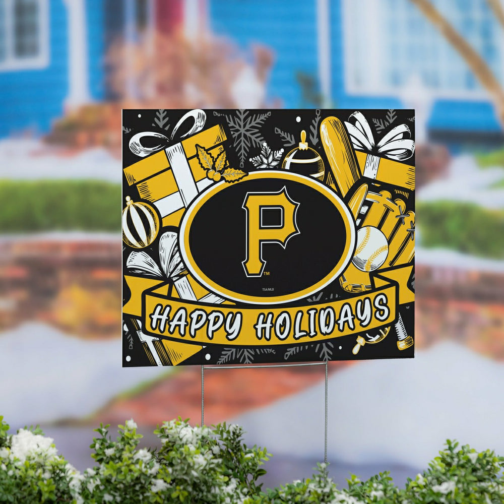 Pittsburgh Pirates Yard Sign, Holiday - MLB Home