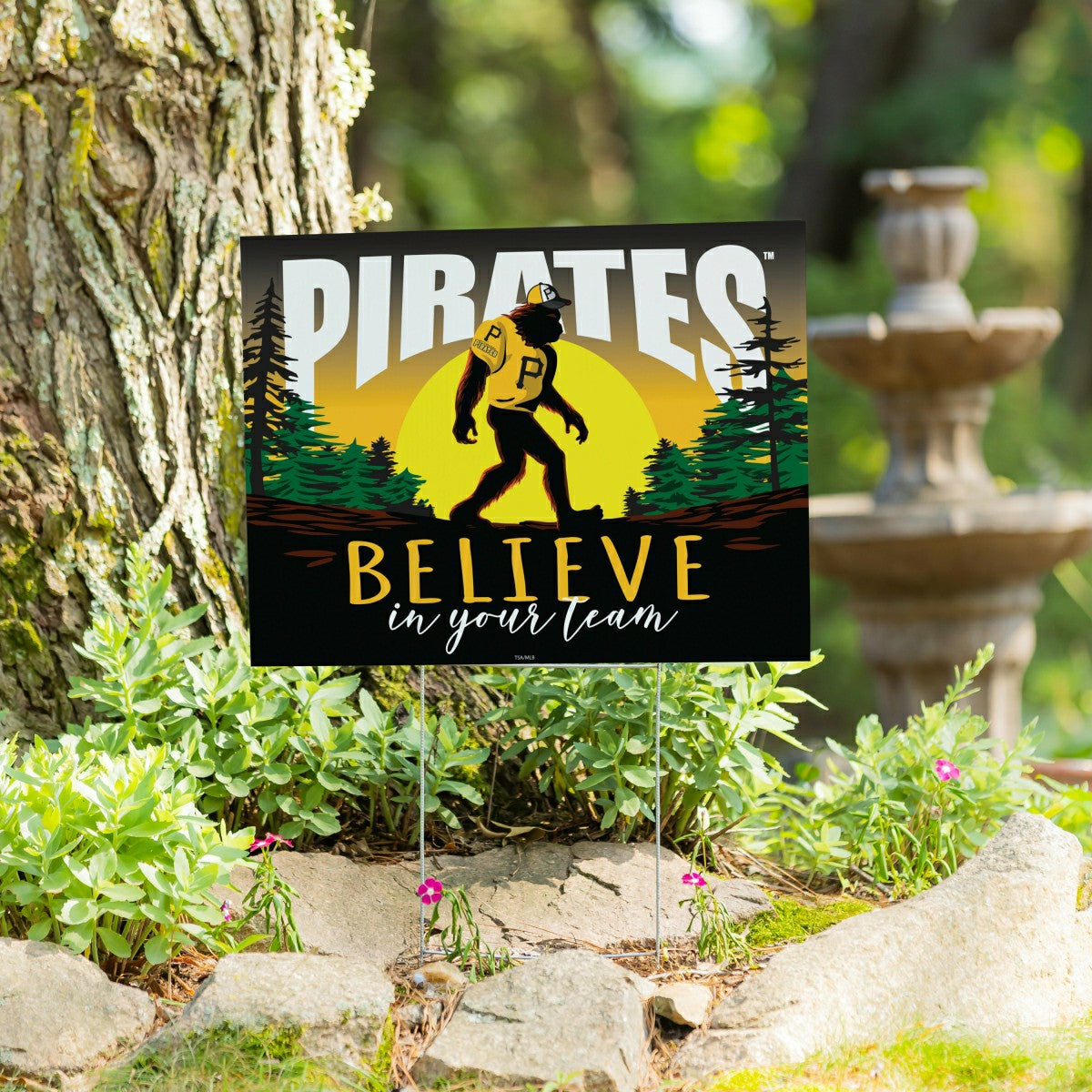Pittsburgh Pirates Yard Sign, Bigfoot - MLB Home