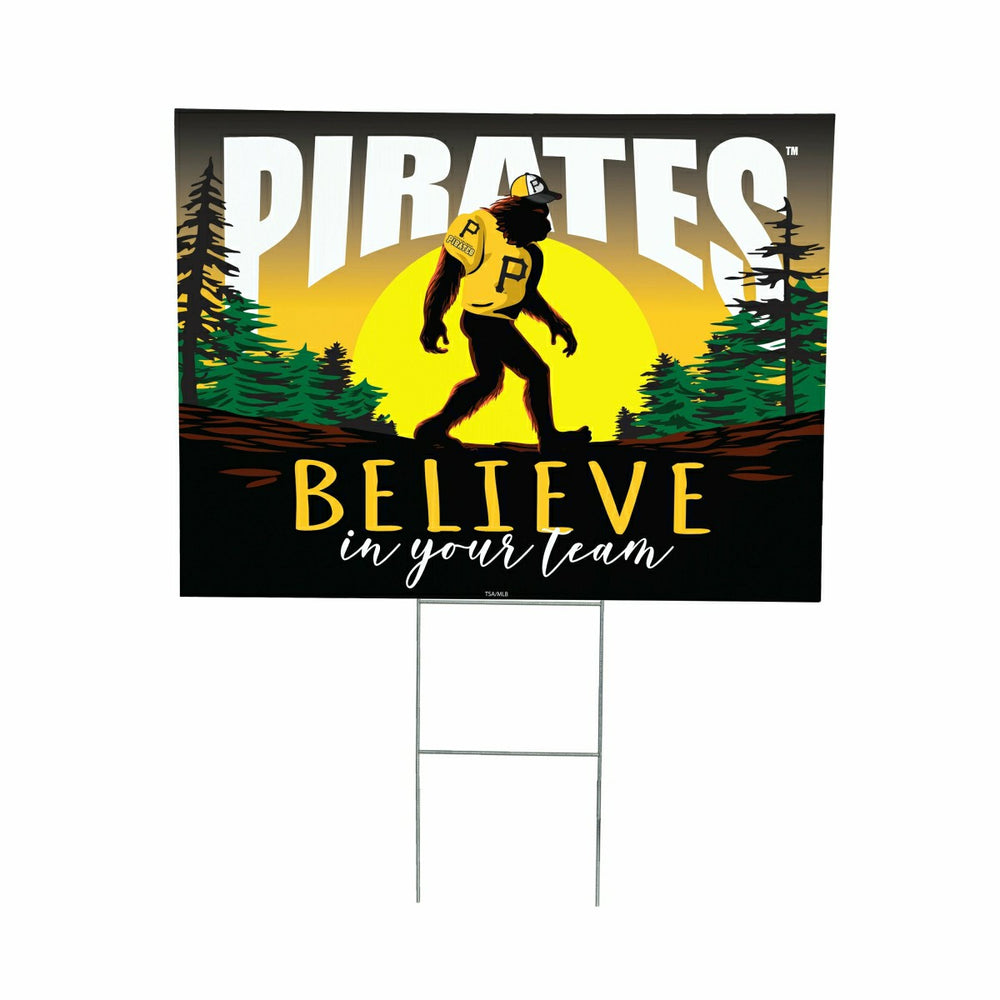 Pittsburgh Pirates Yard Sign, Bigfoot - MLB Home