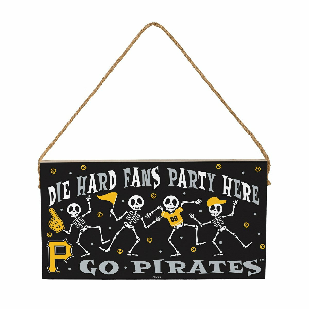 Pittsburgh Pirates Halloween Wood Wall Sign, 6x11 - MLB Home