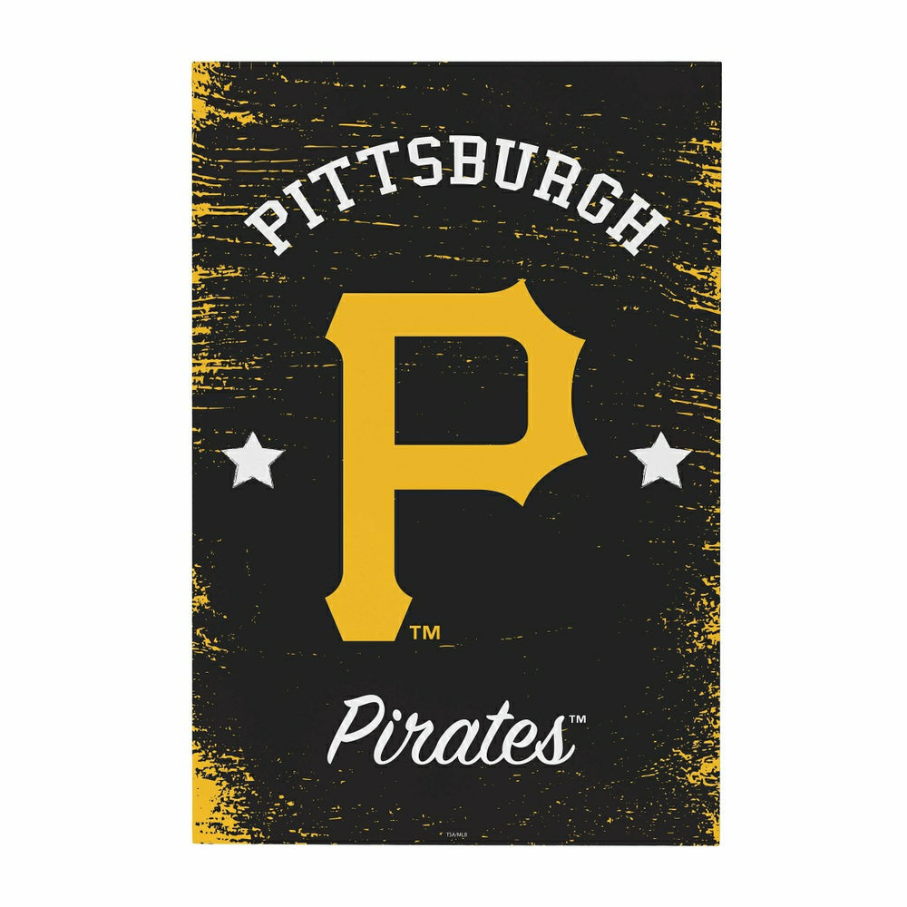 Pittsburgh Pirates Wood Wall Sign, 16x24 - MLB Home