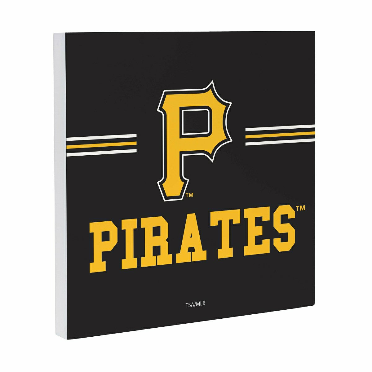 Pittsburgh Pirates Wood Wall Sign, 12x12 - MLB Home