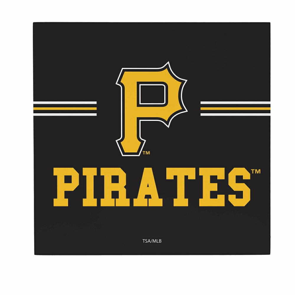 Pittsburgh Pirates Wood Wall Sign, 12x12 - MLB Home