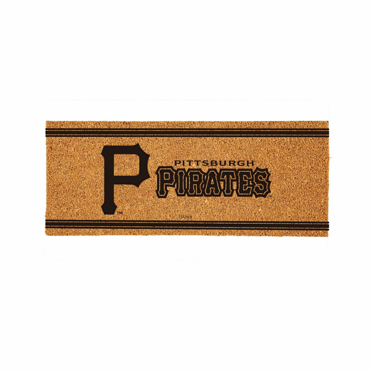 Pittsburgh Pirates Extra Large One Color Coir Mat, 60"x24" - MLB