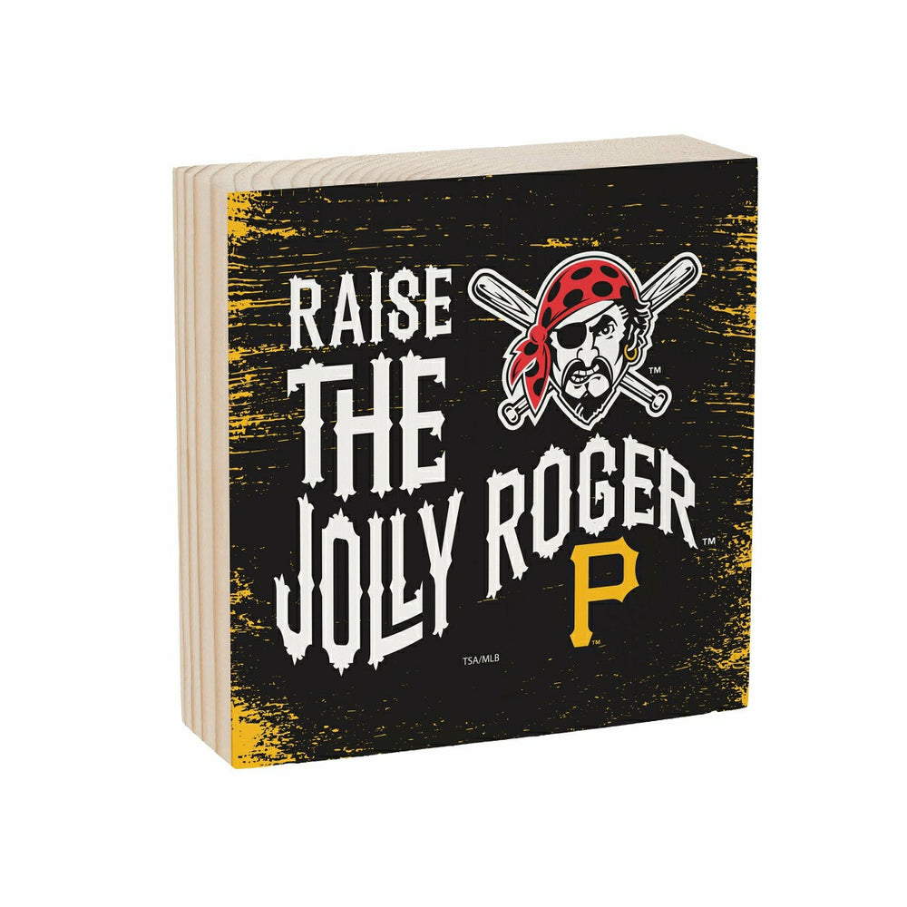 Pittsburgh Pirates Plock, Down Home Fans, 6x6 - MLB Home