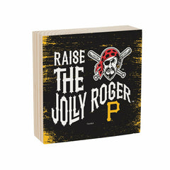 Pittsburgh Pirates Plock, Down Home Fans, 6x6 - MLB Home