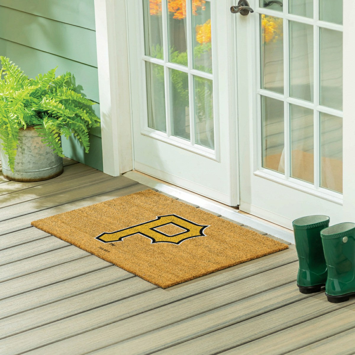 Pittsburgh Pirates Large Full Color Coir Mat, 36"x24" - MLB