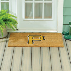 Pittsburgh Pirates Large Full Color Coir Mat, 36"x24" - MLB