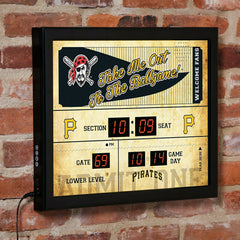 Scoreboard Wall Clock, Pittsburgh Pirates - MLB Home