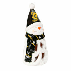 San Diego Padres Snowman LED Statuary, 8" - MLB Home