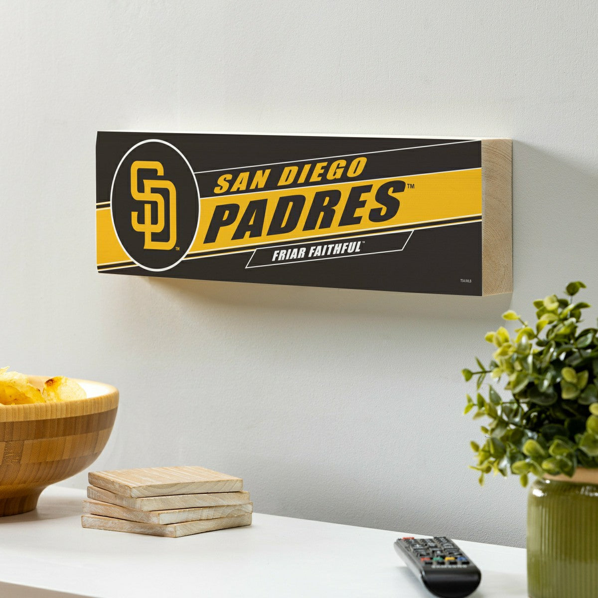 San Diego Padres Mantle Sign, Down Home Fans, 5x18 - MLB Home