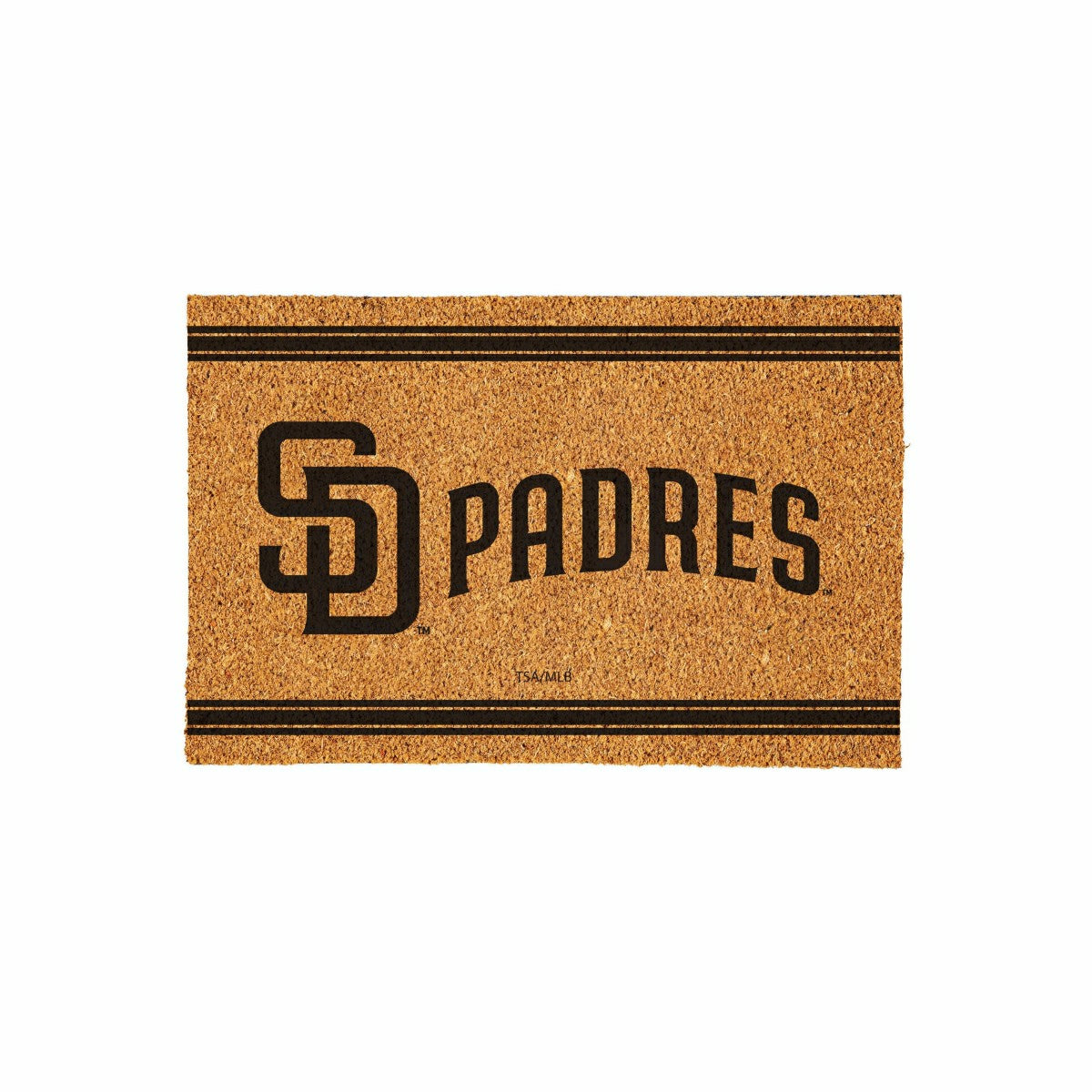 San Diego Padres Large One Color Coir Mat, 36"x24" - MLB