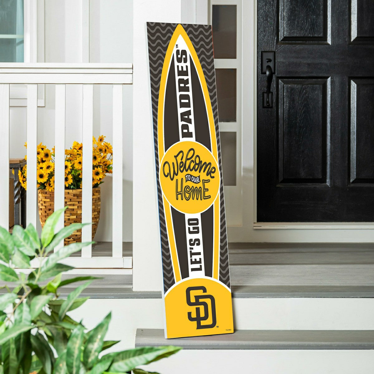San Diego Padres Summer Seasonal Surfboard ECM Exclusive 47" Single Si - MLB Home