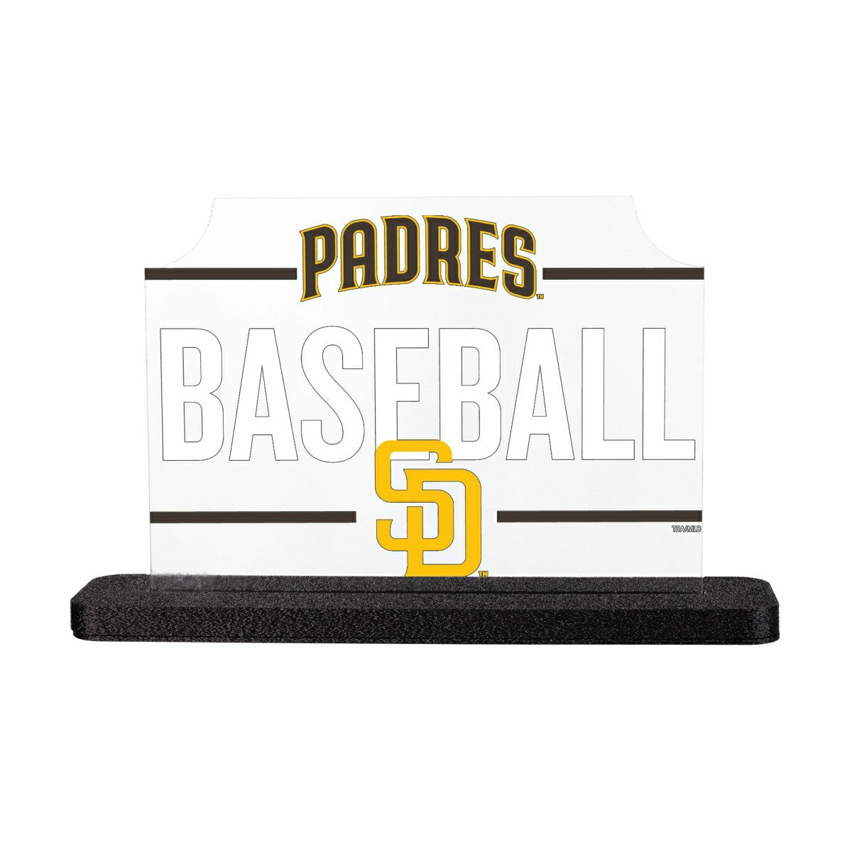 San Diego Padres Baseball Rectangle Desklite LED Decor - MLB Home