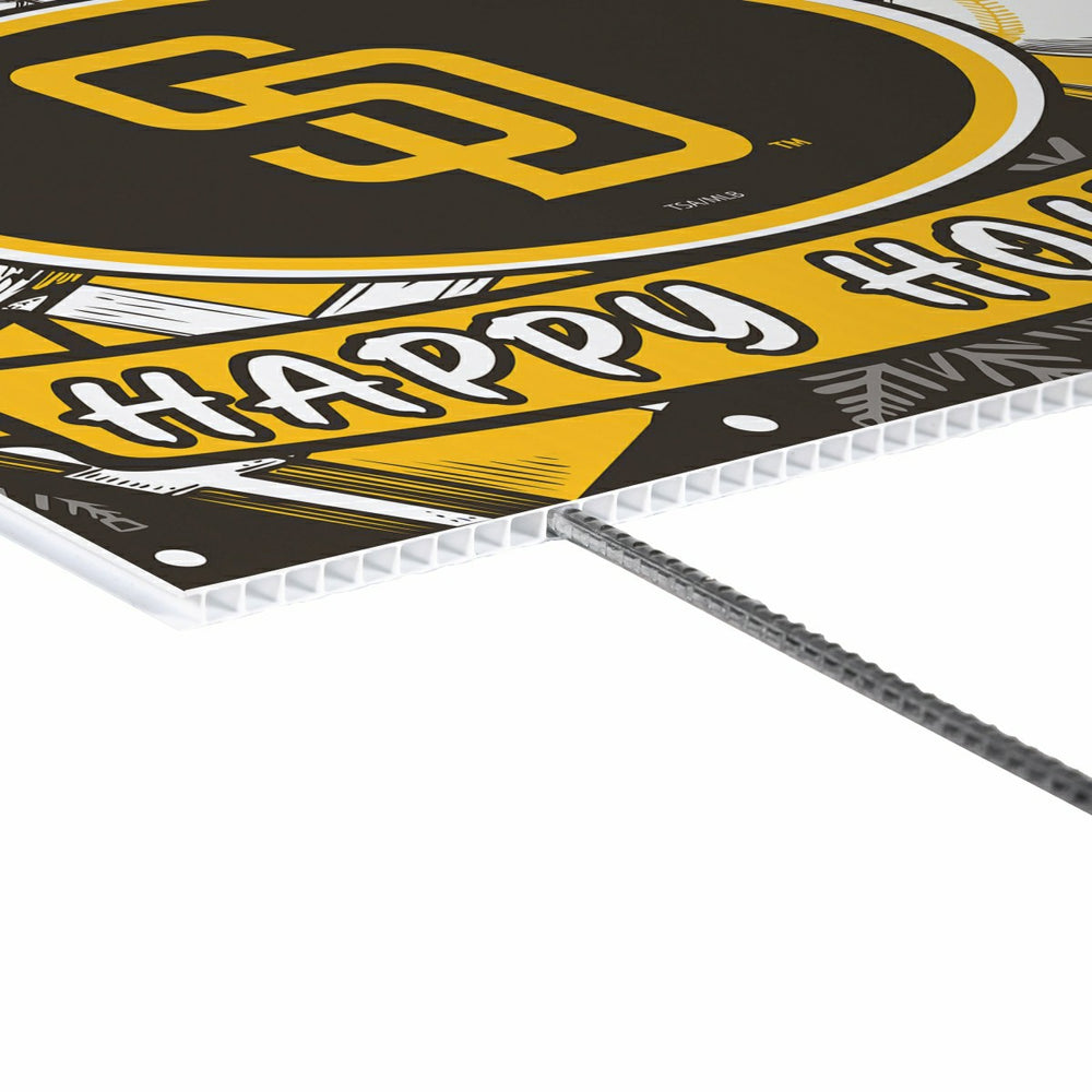 San Diego Padres Yard Sign, Holiday - MLB Home