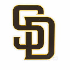 San Diego Padres Premier Metal Wall Art - MLB Home