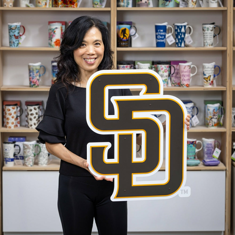 San Diego Padres Premier Metal Wall Art - MLB Home