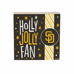 San Diego Padres Block, Holiday, 6x6 - MLB Home