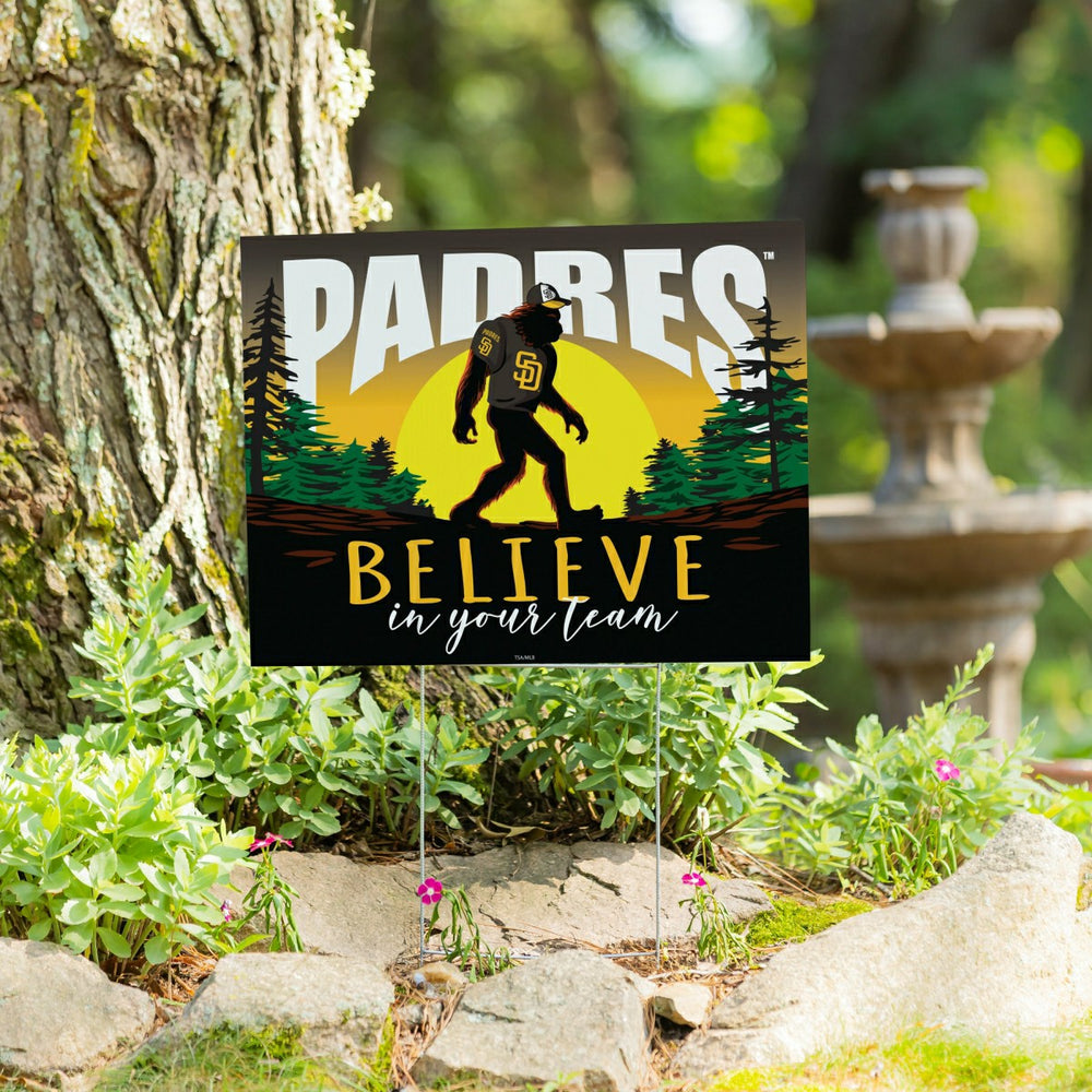 San Diego Padres Yard Sign, Bigfoot - MLB Home