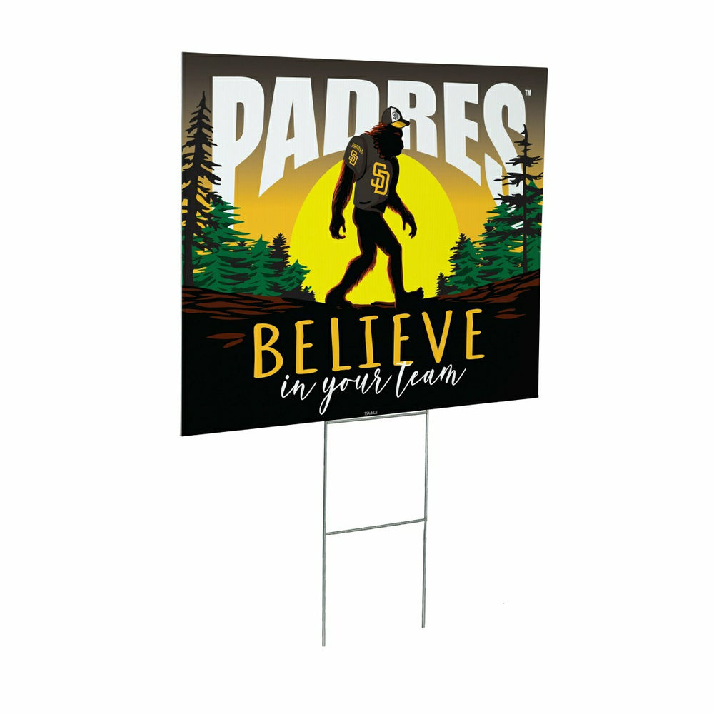 San Diego Padres Yard Sign, Bigfoot - MLB Home