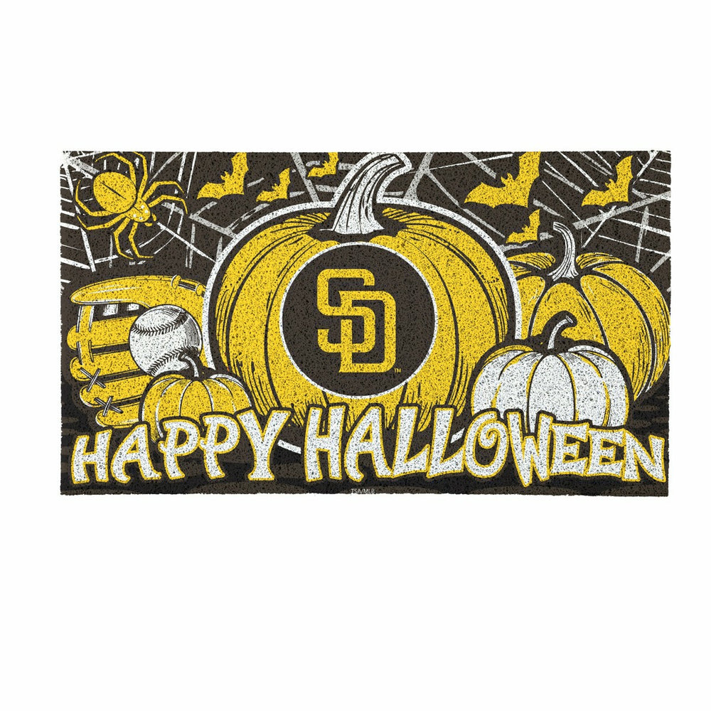 San Diego Padres Halloween PVC Mat, 28"x16" - MLB