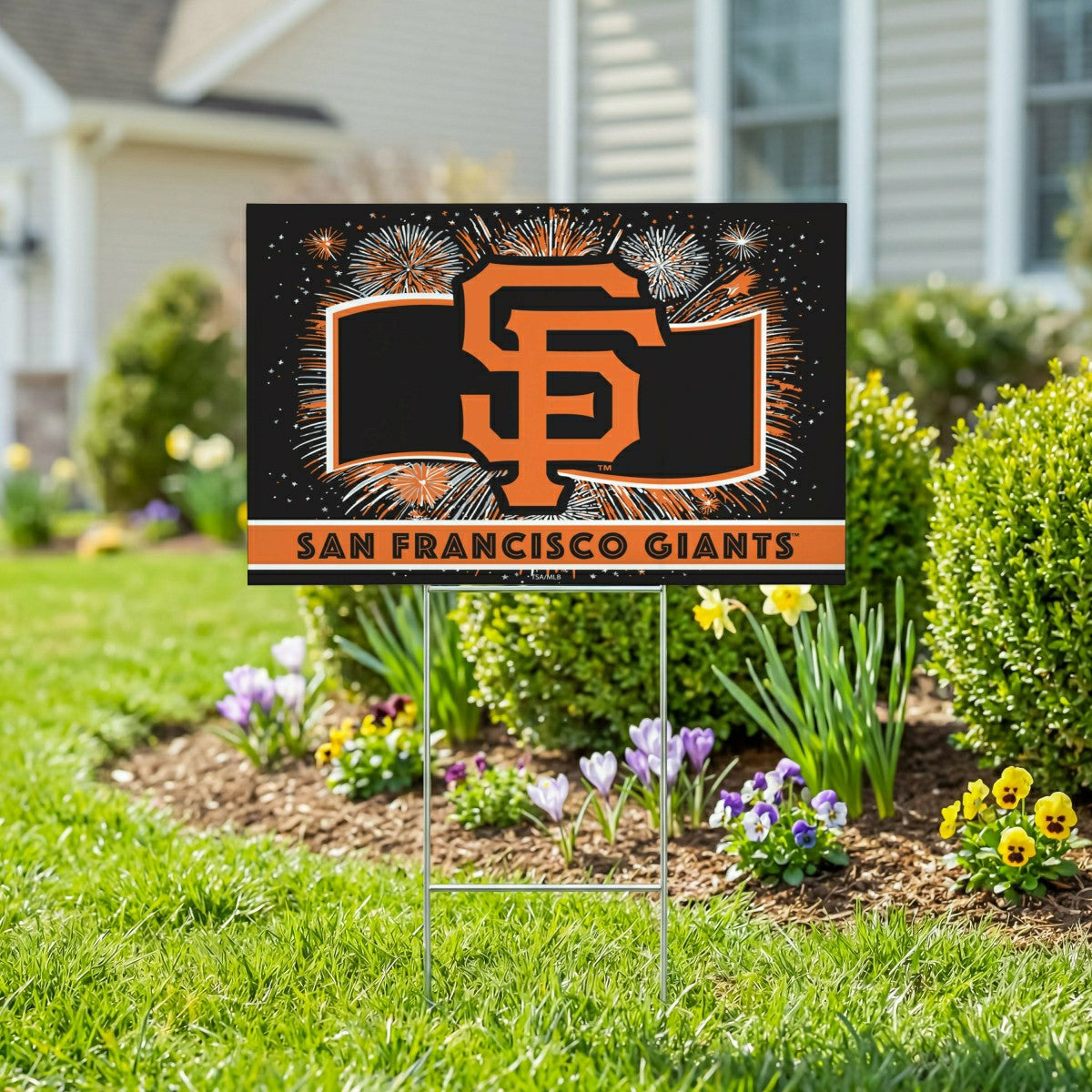 San Francisco Giants Yard Sign, Patriotic - MLB Home