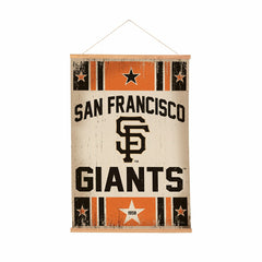 San Francisco Giants, Canvas Wall Tapestry, Medium, 36x24 - MLB Home