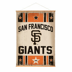 San Francisco Giants, Canvas Wall Tapestry, Large, 54x36 - MLB Home