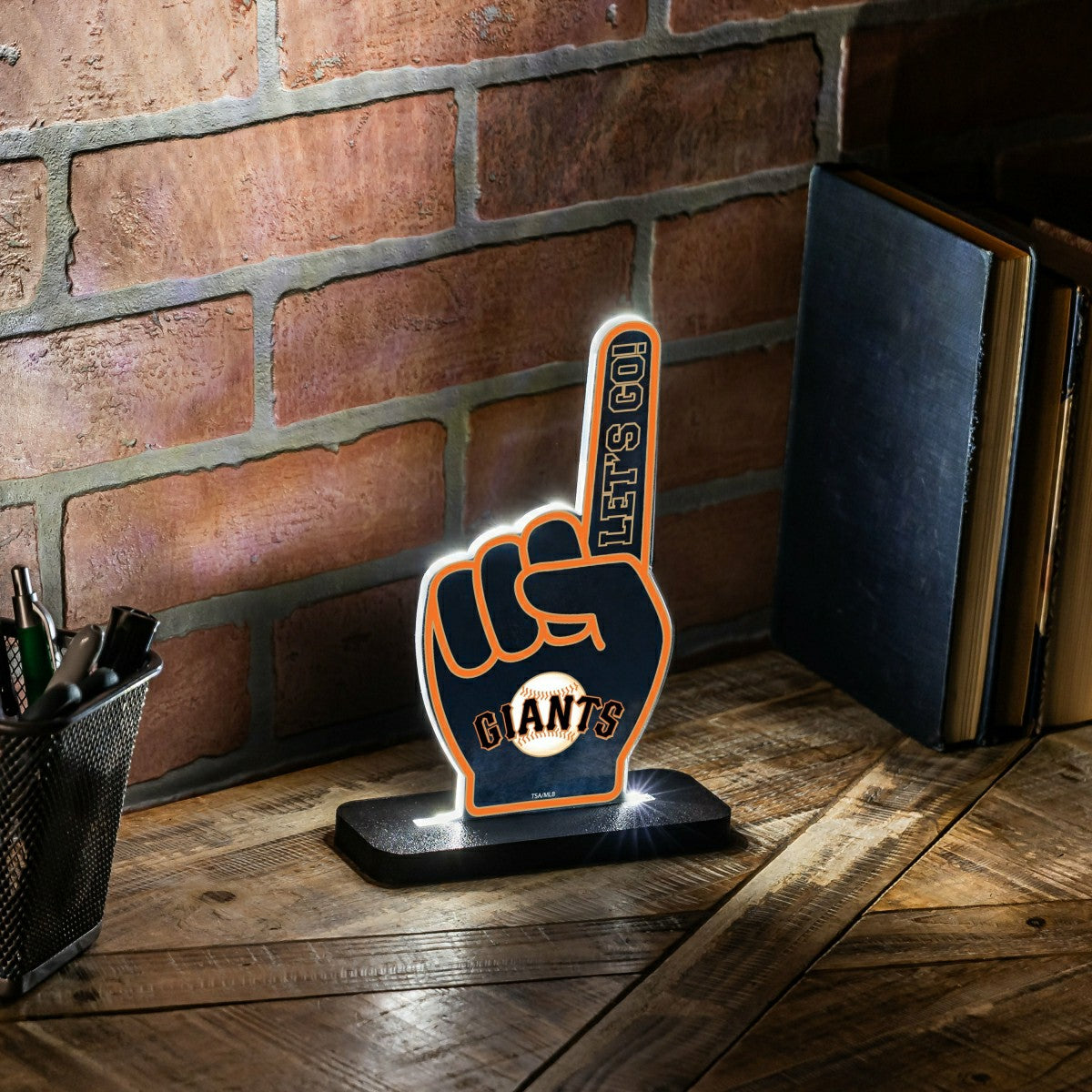 San Francisco Giants Baseball Foam Finger Desklite LED Decor - MLB Home