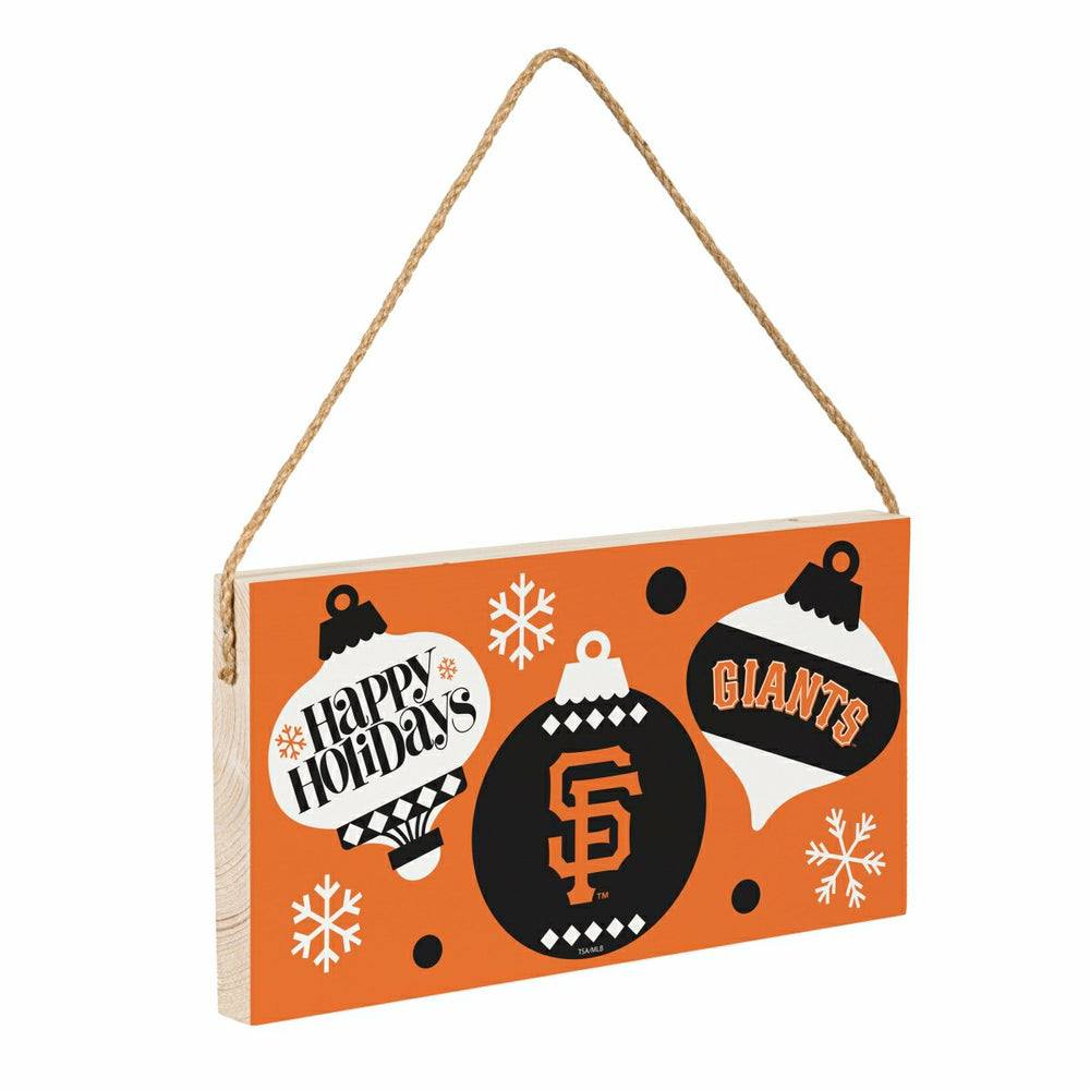 San Francisco Giants Holiday Wood Wall Sign, 6x11 - MLB Home