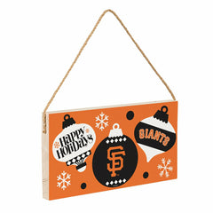 San Francisco Giants Holiday Wood Wall Sign, 6x11 - MLB Home