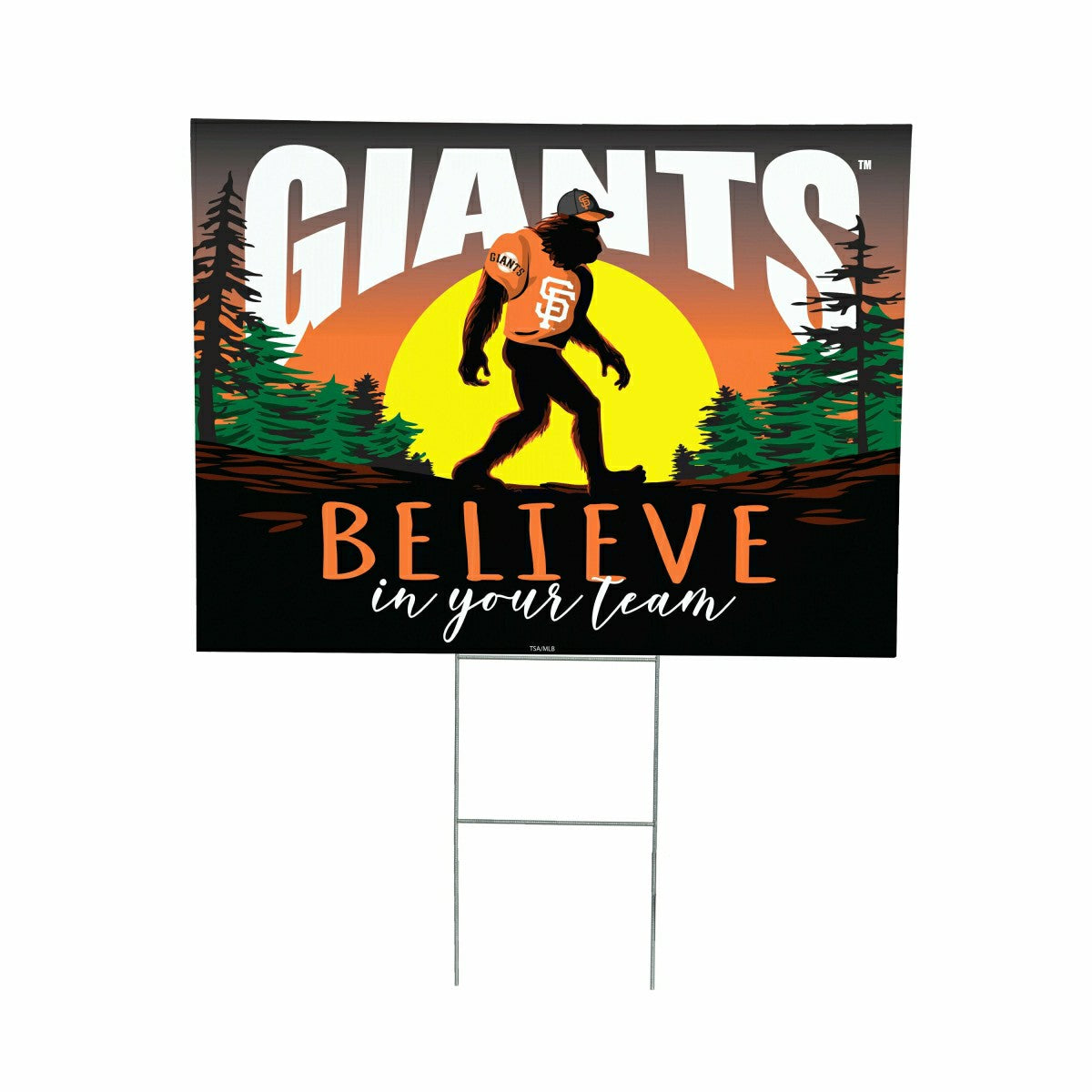 San Francisco Giants Yard Sign, Bigfoot - MLB Home