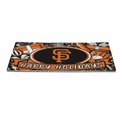 San Francisco Giants Holiday PVC Mat, 28"x16" - MLB