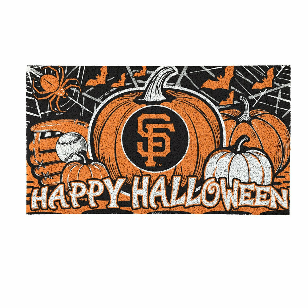 San Francisco Giants Halloween PVC Mat, 28"x16" - MLB