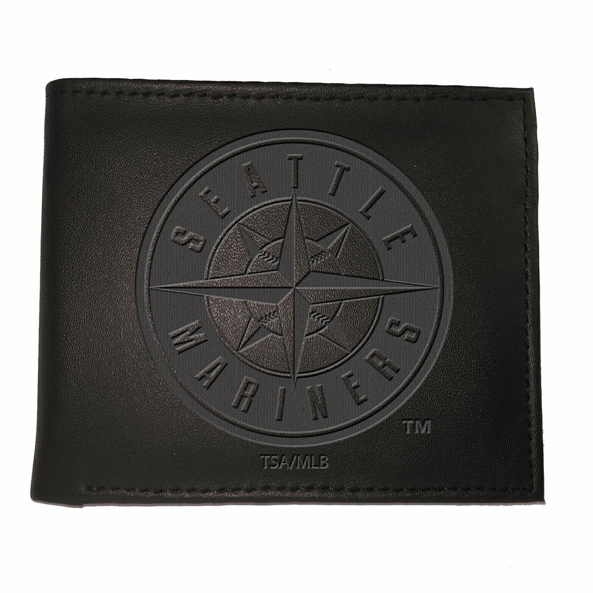Seattle Mariners Bi-Fold Wallet Black - MLB Home