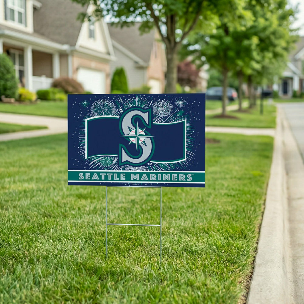 Seattle Mariners Yard Sign, Patriotic - MLB Home