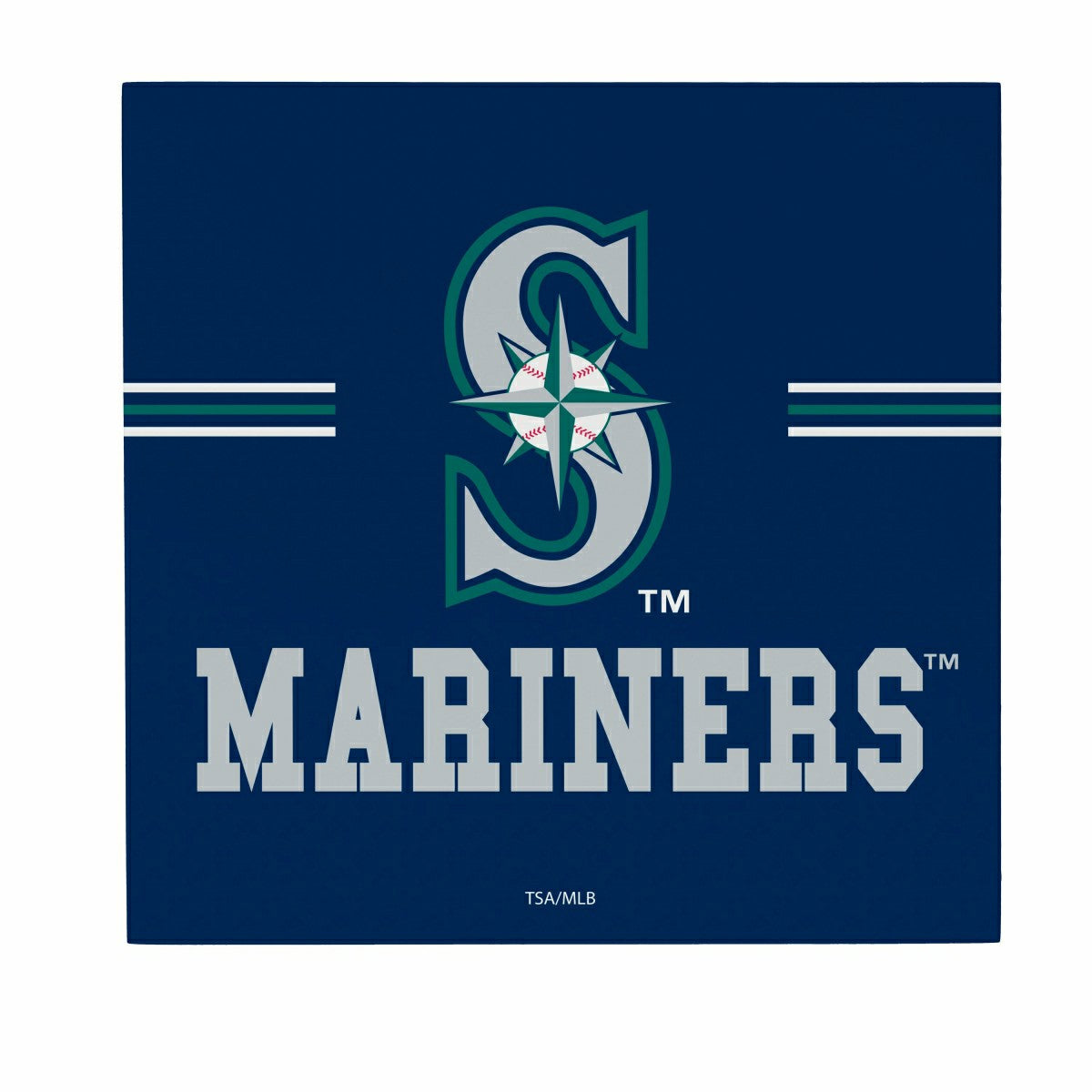 Seattle Mariners Wood Wall Sign, 12x12 - MLB Home