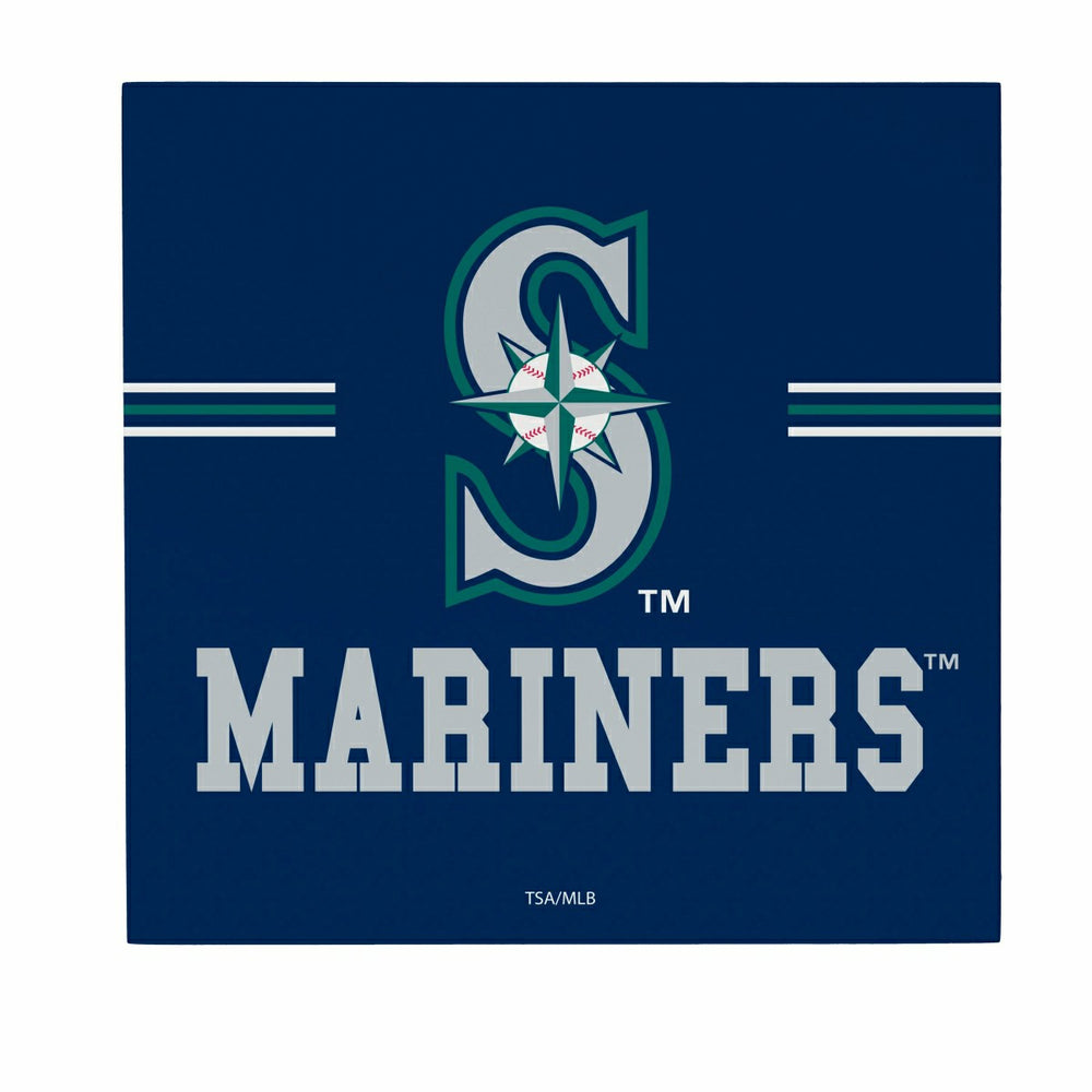 Seattle Mariners Wood Wall Sign, 12x12 - MLB Home