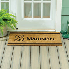 Seattle Mariners Large One Color Coir Mat, 36"x24" - MLB